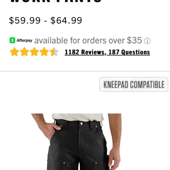 Carhartt double knee welder pants - Picture 2 of 2